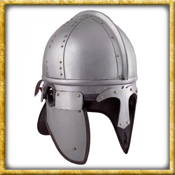 Spätrömischer Infanterie Spangenhelm Burgh Castle aus 1,5mm Stahl