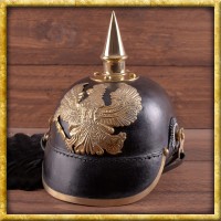 Pickelhaube Preussische Infanterie 19. Jahrhundert aus Leder