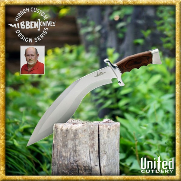 Gil Hibben - Kukri Jagdmesser mit Scheide