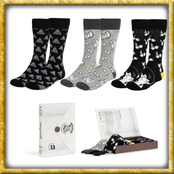 Harry Potter - Socken 3er Pack