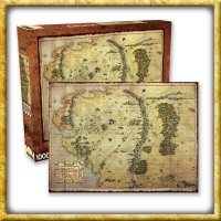 Herr der Ringe - Puzzle Karte von Mittelerde 1000 Teile