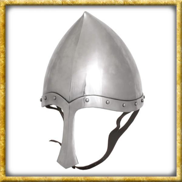 Italo-Normannischer Nasalhelm aus 2mm Stahl