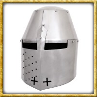 Grosser Helm Pembridge 14. Jahrhundert aus 1,2mm Stahl