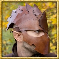 Lederhelm Assassin - Braun