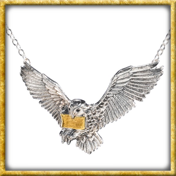 Harry Potter - Halskette fliegende Hedwig Sterlingsilber