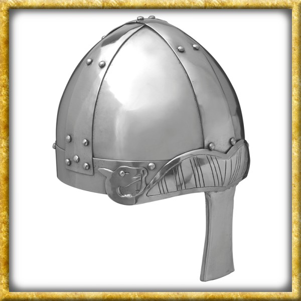 Wikinger Spangenhelm mit Nasal aus 2mm Stahl