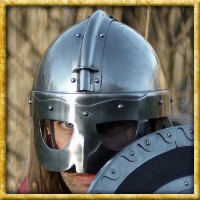 Wikinger Brillenhelm aus 2mm Stahl