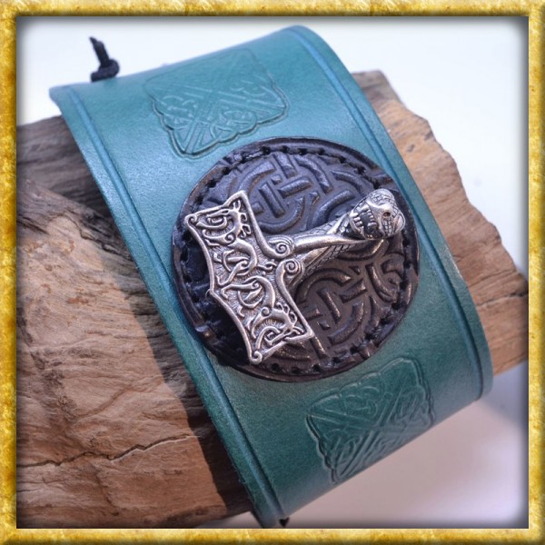 Lederarmband - Thors Hammer