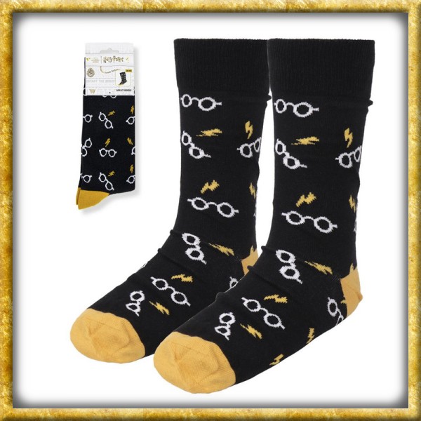 Harry Potter - Socken Brillen und Blitze