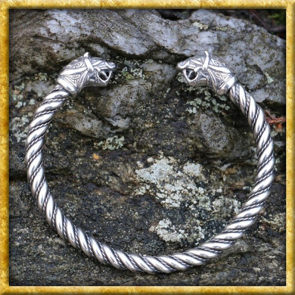 Vikings Armreif - Drachenhort Wikinger | Floki Silber Sterling